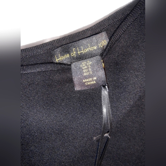 House Of Harlow 1960 One Shoulder Ribbed Knit Crop Tank Top - Picture 5 of 5